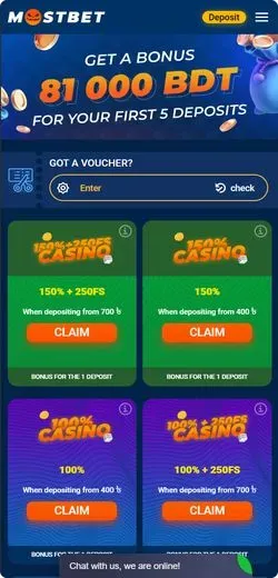 Mostbet bonus
